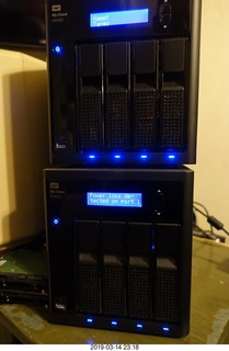 Philadelphia - historical stuff my mass storage devices NAS - power failure reported