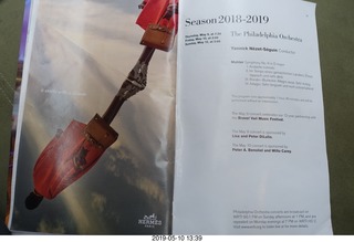 Philadelphia Orchestra program