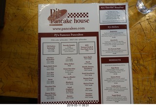 Princeton University - PJ's pancake house menu