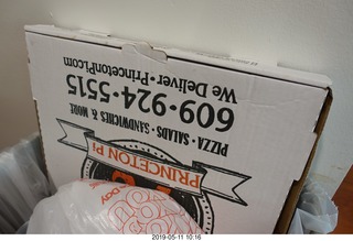 Princeton University - Fine Hall - Princeton Pi pizza box