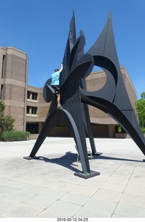 Princeton University - Fine Hall - Brian climbing Caldor