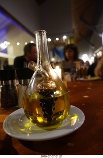 13 a0f. Peru - Aranwa Sacred Valley hotel - oil and vinegar dispenser