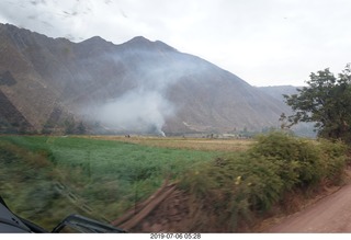 44 a0f. Peru - drive to Aguas Calientes Vistadome Train station