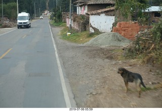 70 a0f. Peru - drive to Aguas Calientes Vistadome Train station