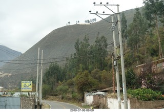 72 a0f. Peru - drive to Aguas Calientes Vistadome Train station