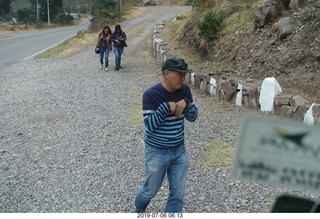 94 a0f. Peru - drive to Aguas Calientes Vistadome Train station
