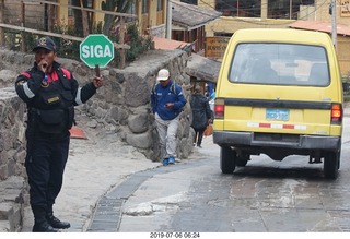 119 a0f. Peru - drive to Aguas Calientes Vistadome Train station