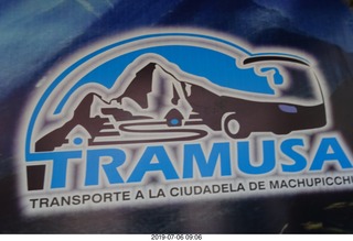 267 a0f. Peru - walk to bus