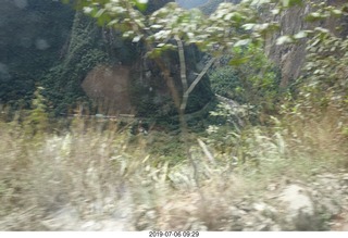 286 a0f. Peru - bus uphill to machu picchu