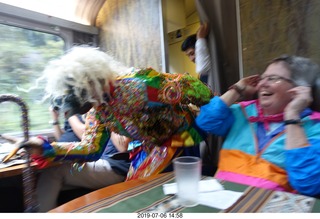 685 a0f. Peru - Vistadome Train ride back to Urubamba Valley