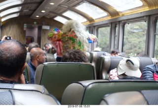 693 a0f. Peru - Vistadome Train ride back to Urubamba Valley