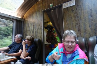 705 a0f. Peru - Vistadome Train ride back to Urubamba Valley