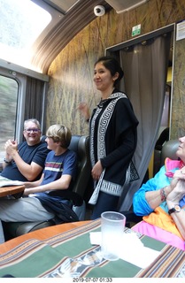 717 a0f. Peru - Vistadome Train ride back to Urubamba Valley