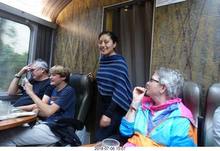 721 a0f. Peru - Vistadome Train ride back to Urubamba Valley