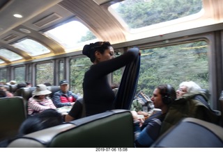 722 a0f. Peru - Vistadome Train ride back to Urubamba Valley