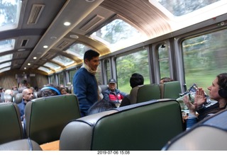 725 a0f. Peru - Vistadome Train ride back to Urubamba Valley