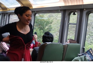 731 a0f. Peru - Vistadome Train ride back to Urubamba Valley