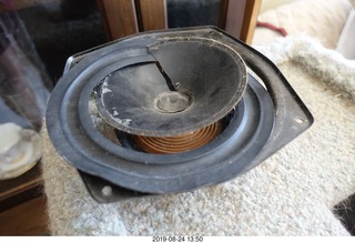 26 a0g. cat-caused woofer-driver damage