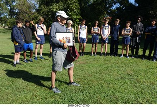 Curtis Arboretum - Cheltenham XC alumni race - Coach Tom Sexton