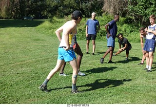 Curtis Arboretum - Cheltenham XC alumni race - starting line