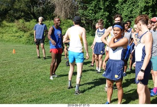 Curtis Arboretum - Cheltenham XC alumni race - starting line