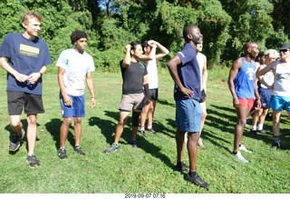 Curtis Arboretum - Cheltenham XC alumni race - starting line