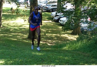 Curtis Arboretum - Cheltenham XC alumni race - hill at two miles - John D