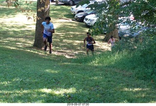 Curtis Arboretum - Cheltenham XC alumni race - hill at two miles