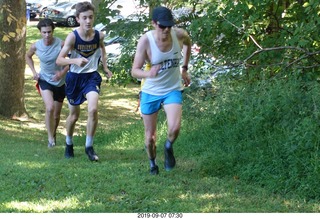 Curtis Arboretum - Cheltenham XC alumni race - hill at two miles