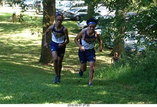 Curtis Arboretum - Cheltenham XC alumni race - hill at two miles - John D