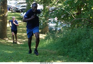 Curtis Arboretum - Cheltenham XC alumni race - hill at two miles - Mark G
