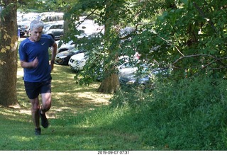 Curtis Arboretum - Cheltenham XC alumni race - hill at two miles - Mark V