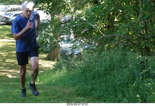 Curtis Arboretum - Cheltenham XC alumni race - hill at two miles