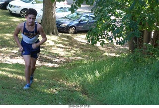 Curtis Arboretum - Cheltenham XC alumni race - hill at two miles