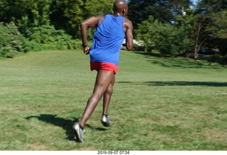 Curtis Arboretum - Cheltenham XC alumni race - finish - John D