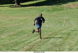 Curtis Arboretum - Cheltenham XC alumni race - finish - Mark G
