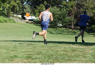 Curtis Arboretum - Cheltenham XC alumni race - finish - Mark G