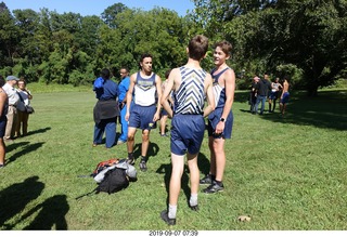 Curtis Arboretum - Cheltenham XC alumni race - finish