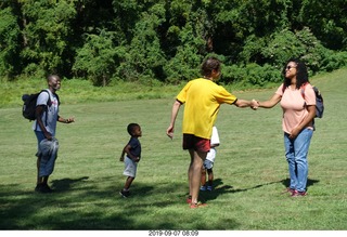 Curtis Arboretum - Cheltenham XC alumni race - Adam A and family