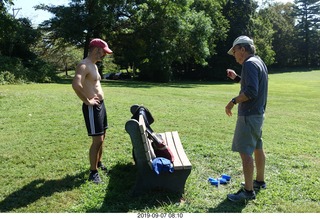 Curtis Arboretum - Cheltenham XC alumni race - Coaches Rob and Tom Sexton
