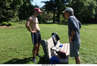 Curtis Arboretum - Cheltenham XC alumni race - Coaches Rob and Tom Sexton