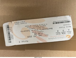 Phoenix Symphony - Beethoven #9 - program