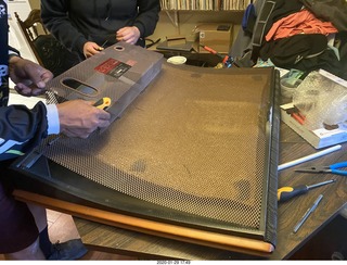 Quad ESL repair, replacing EHT power-supply board