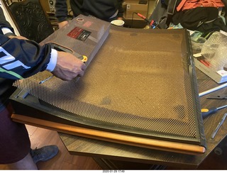 Quad ESL repair, replacing EHT power-supply board