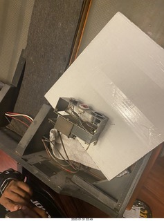 Quad ESL repair, replacing EHT power-supply board