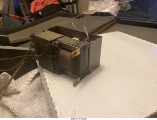 Quad ESL repair, replacing EHT power-supply board