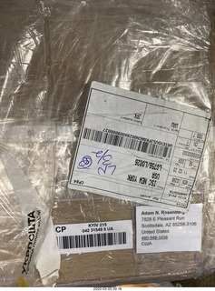 box of tapes from Gen in Ukraine