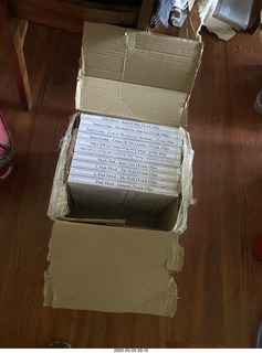 box of tapes from Gen in Ukraine