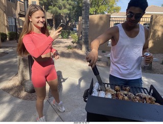 Khimetrics celebration -- Carin and Anthony