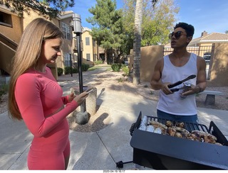 Khimetrics celebration -- Carin, Lester, and Anthony